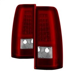 ( xTune ) - Tail Lights - Light Bar LED - Red Clear