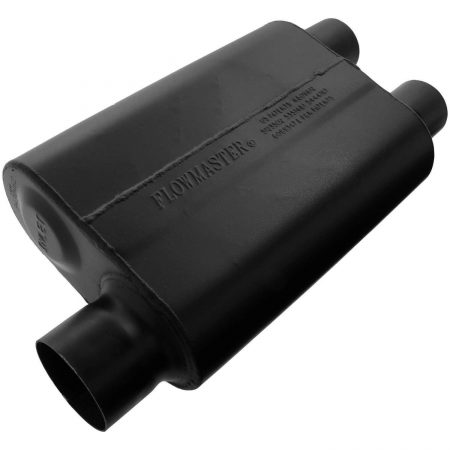 Flowmaster 9430462 Super 44 Muffler - 3.00 Offset In / 2.50 Dual Out - Aggressive Sound