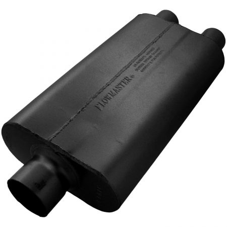 Flowmaster 9430522 50 Delta Flow Muffler - 3.00 Center In / 2.25 Dual Out - Moderate Sound