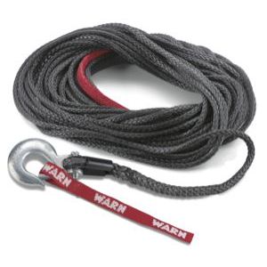 10,000 LB Cap 3/8 Inch Dia x 90 Ft Standard Synthetic With Swivel Hook