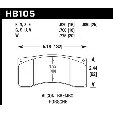 Hawk Performance Motorsports Brake Pads