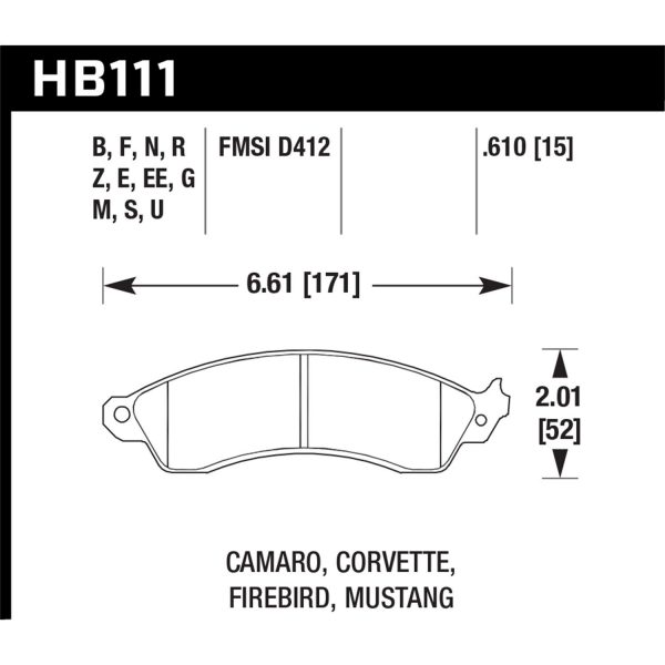 Hawk Performance Motorsports Brake Pads