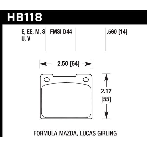 Hawk Performance Motorsports Brake Pads