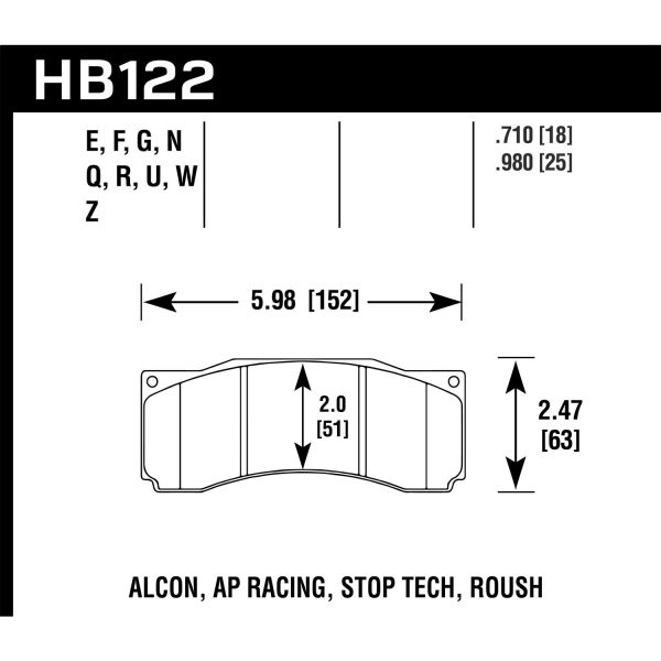 Hawk Performance Street Brake Pads