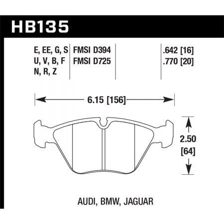 Hawk Performance Motorsports Brake Pads