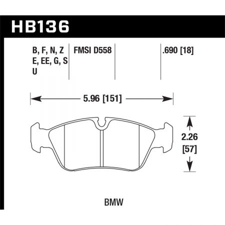 Hawk Performance Motorsports Brake Pads