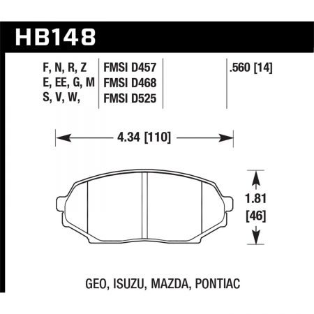 Hawk Performance Street Brake Pads