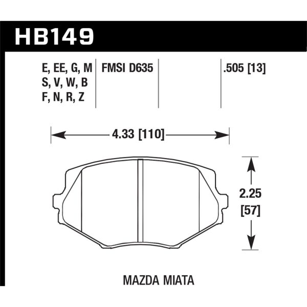 Hawk Performance Street Brake Pads