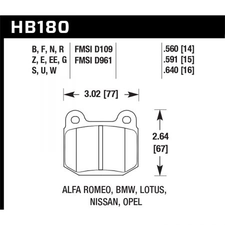 Hawk Performance Street Brake Pads