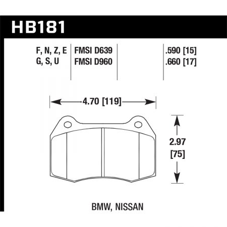 Hawk Performance Street Brake Pads