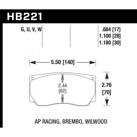 Hawk Performance Motorsports Brake Pads