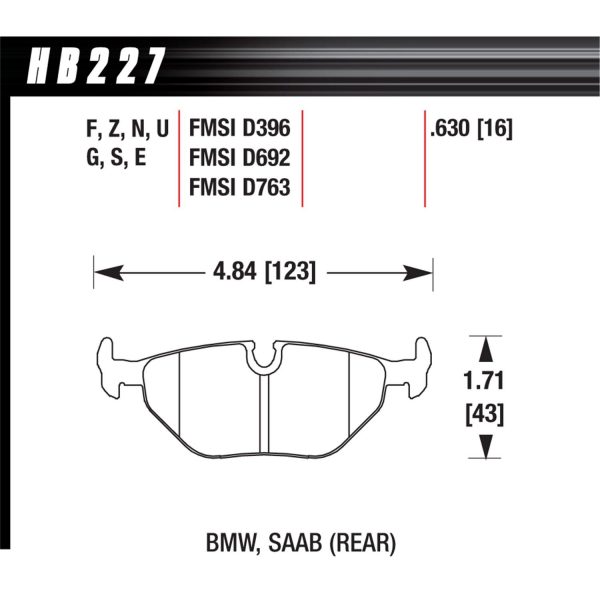 Hawk Performance Street Brake Pads