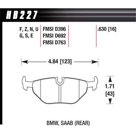 Hawk Performance Motorsports Brake Pads