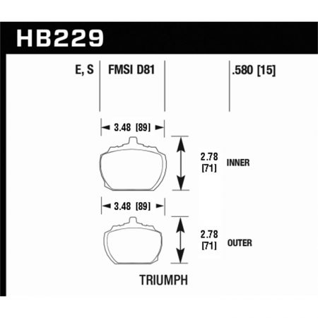 Hawk Performance Motorsports Brake Pads