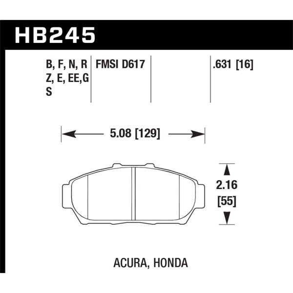 Hawk Performance Street Brake Pads