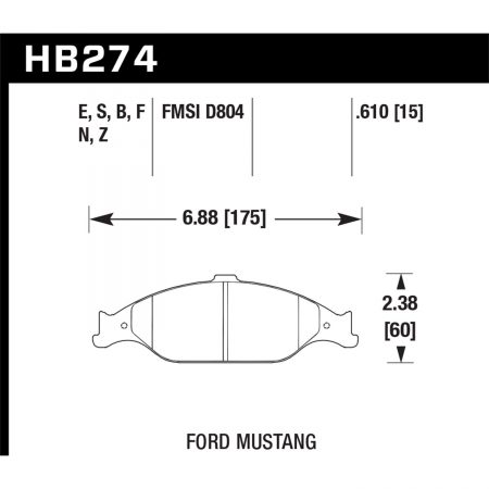 Hawk Performance Street Brake Pads