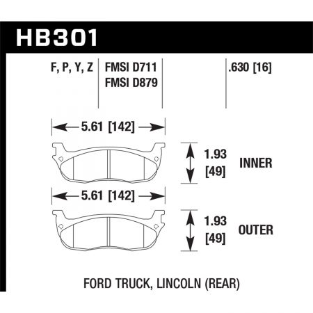 Hawk Performance Street Brake Pads