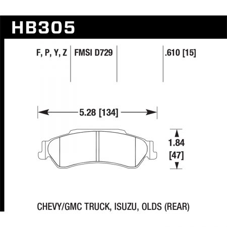 Hawk Performance Street Brake Pads