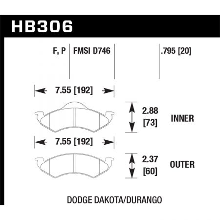 Hawk Performance Street Brake Pads