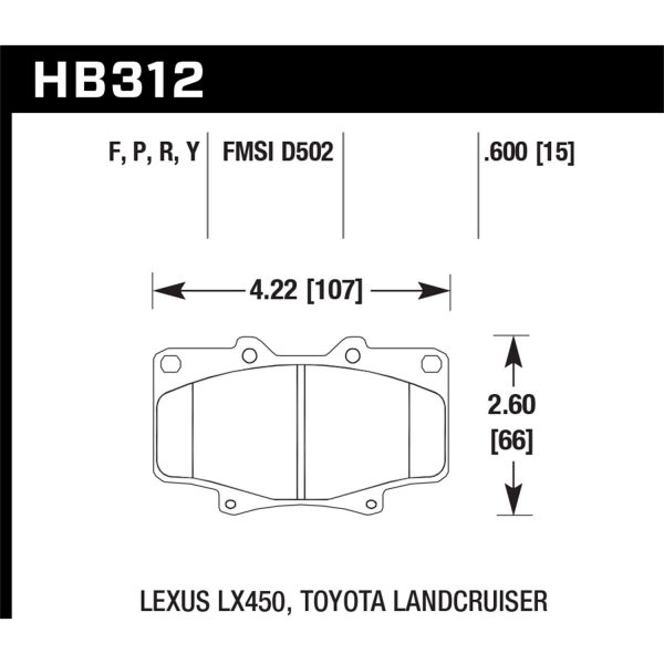 Hawk Performance Street Brake Pads