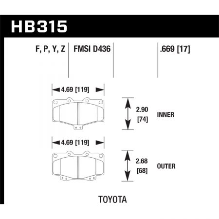 Hawk Performance Street Brake Pads