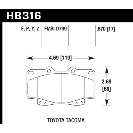 Hawk Performance Street Brake Pads