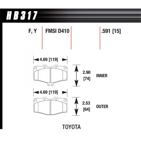 Hawk Performance Street Brake Pads