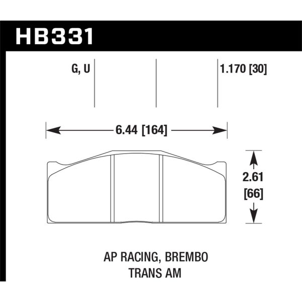 Hawk Performance Motorsports Brake Pads