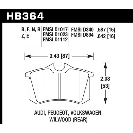 Hawk Performance Street Brake Pads