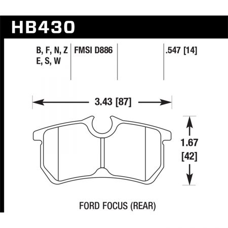 Hawk Performance Street Brake Pads