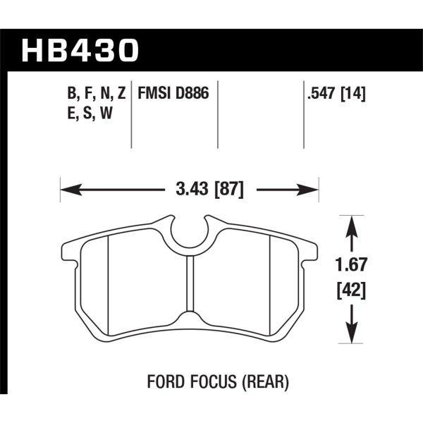 Hawk Performance Street Brake Pads