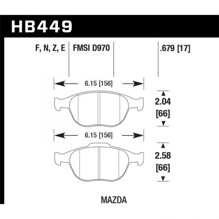 Hawk Performance Street Brake Pads