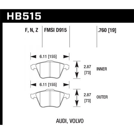 Hawk Performance Street Brake Pads