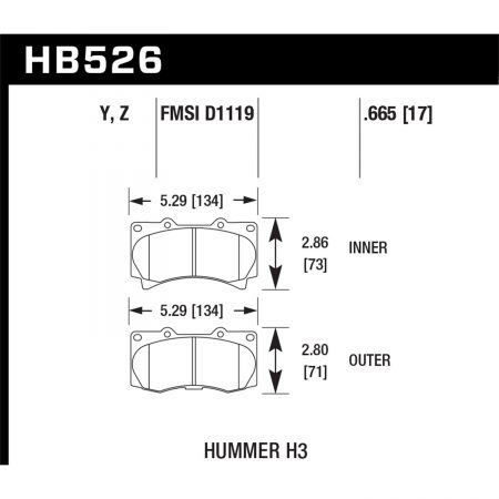 Hawk Performance Street Brake Pads