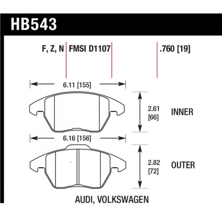 Hawk Performance Motorsports Brake Pads