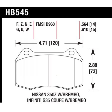 Hawk Performance Motorsports Brake Pads