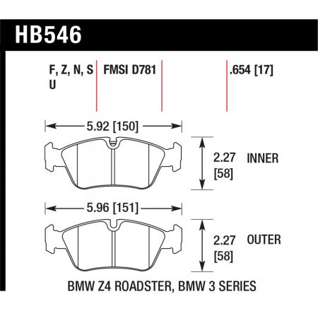 Hawk Performance Street Brake Pads