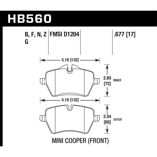 Hawk Performance Motorsports Brake Pads