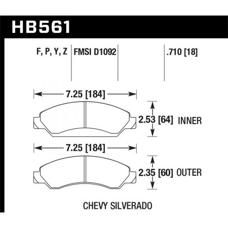 Hawk Performance Street Brake Pads