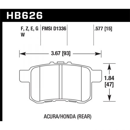 Hawk Performance Motorsports Brake Pads