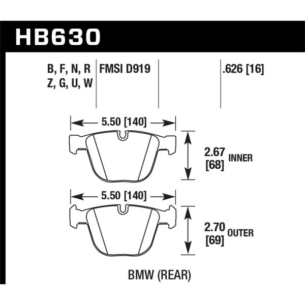 Hawk Performance Street Brake Pads