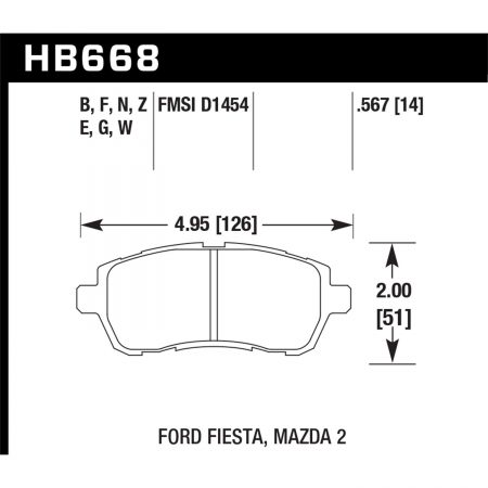 Hawk Performance Motorsports Brake Pads