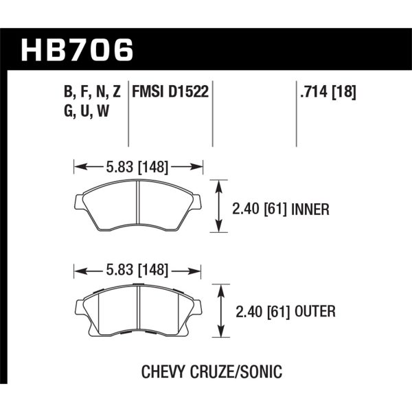 Hawk Performance Motorsports Brake Pads