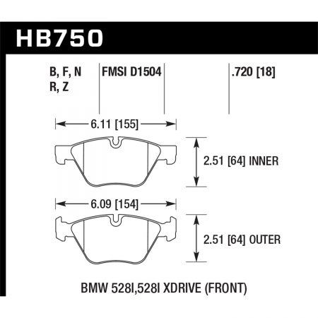 Hawk Performance Street Brake Pads