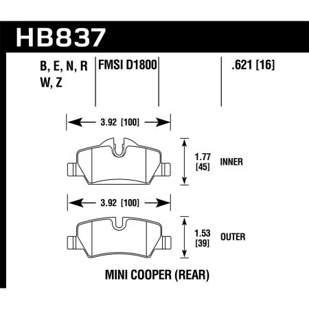 Hawk Performance Street Brake Pads