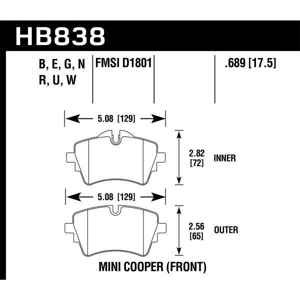 Hawk Performance Motorsports Brake Pads