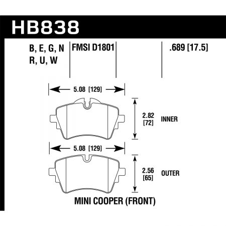 Hawk Performance Motorsports Brake Pads