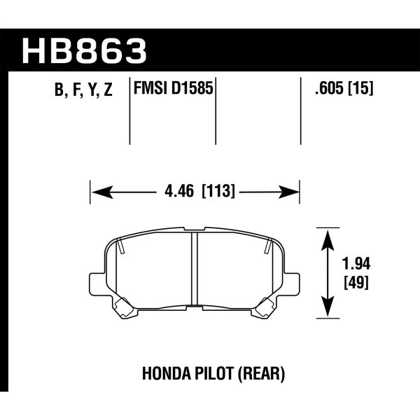 Hawk Performance Street Brake Pads