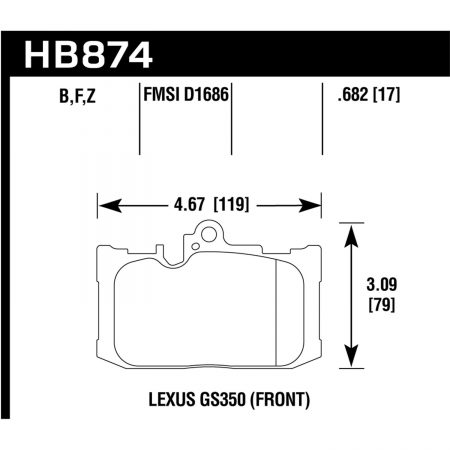 Hawk Performance Street Brake Pads