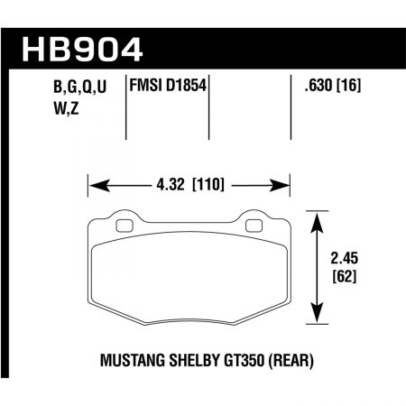 Hawk Performance Motorsports Brake Pads